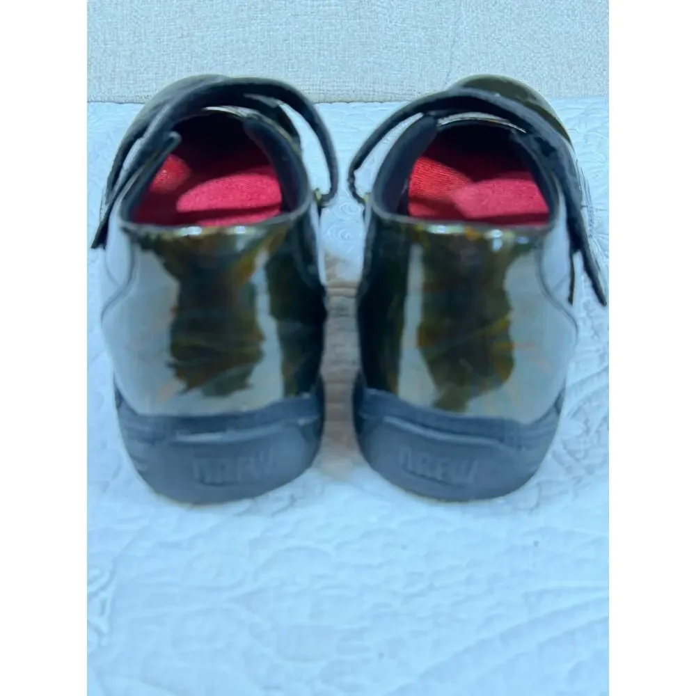 Aetrex Women 9.5 Bronze Drew Orthopedic Mary Jane Casual Comfort Shoe Adjustable
